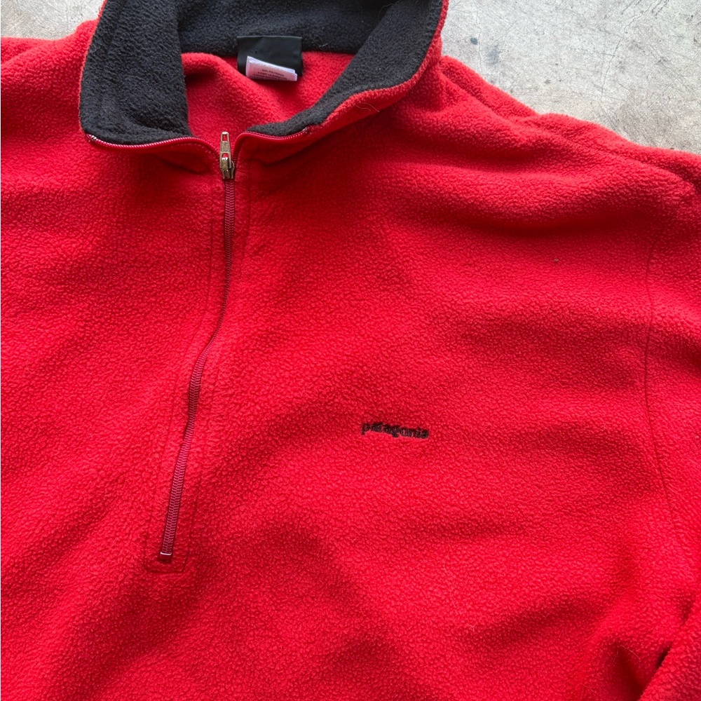 Patagonia Capilene Red and Brown Pullover